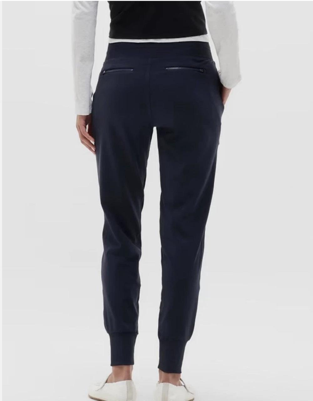 ATHLETA Venice High Rise Black Sz S Jogger Pants Women’s Stretch Athletic Travel